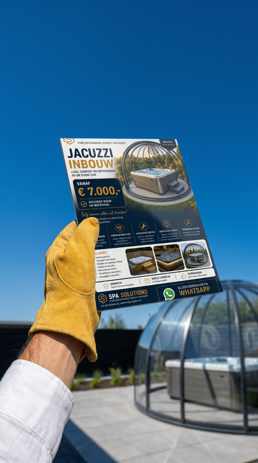 Sauna & jacuzzi inbouw